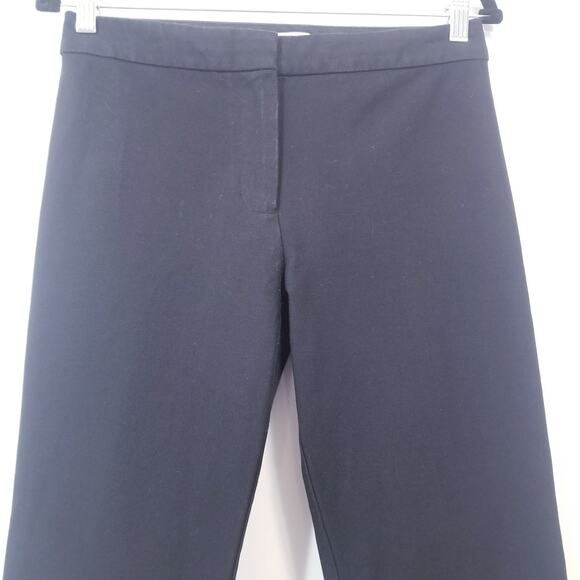 Derek Lam 10 Crosby Black Pants Wide Flare Legs - Picture 12 of 13